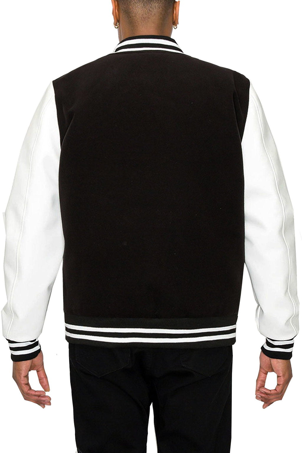 Men's Essential Melton Varsity Jacket