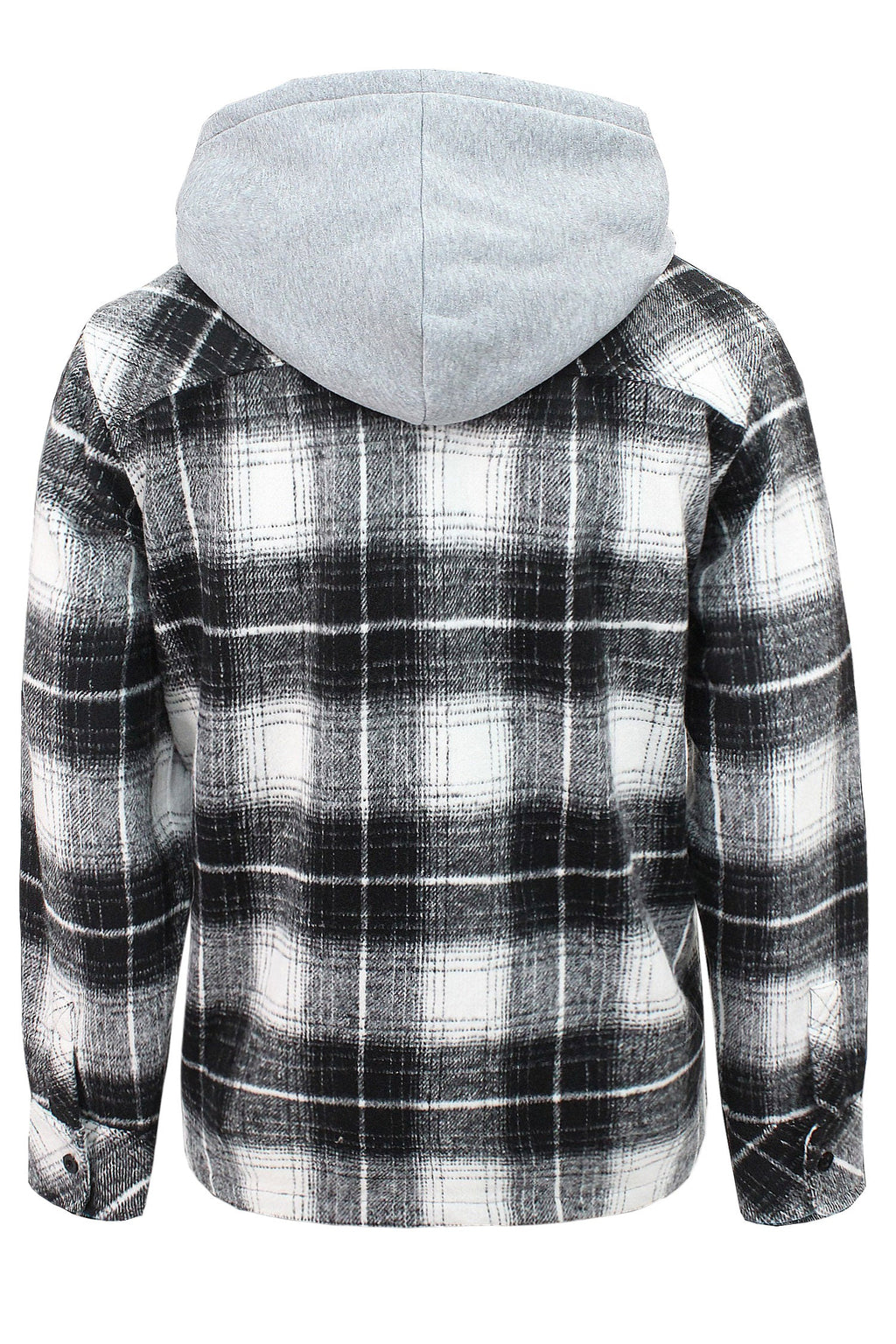 Men's Essential Hooded Flannel Overshirt