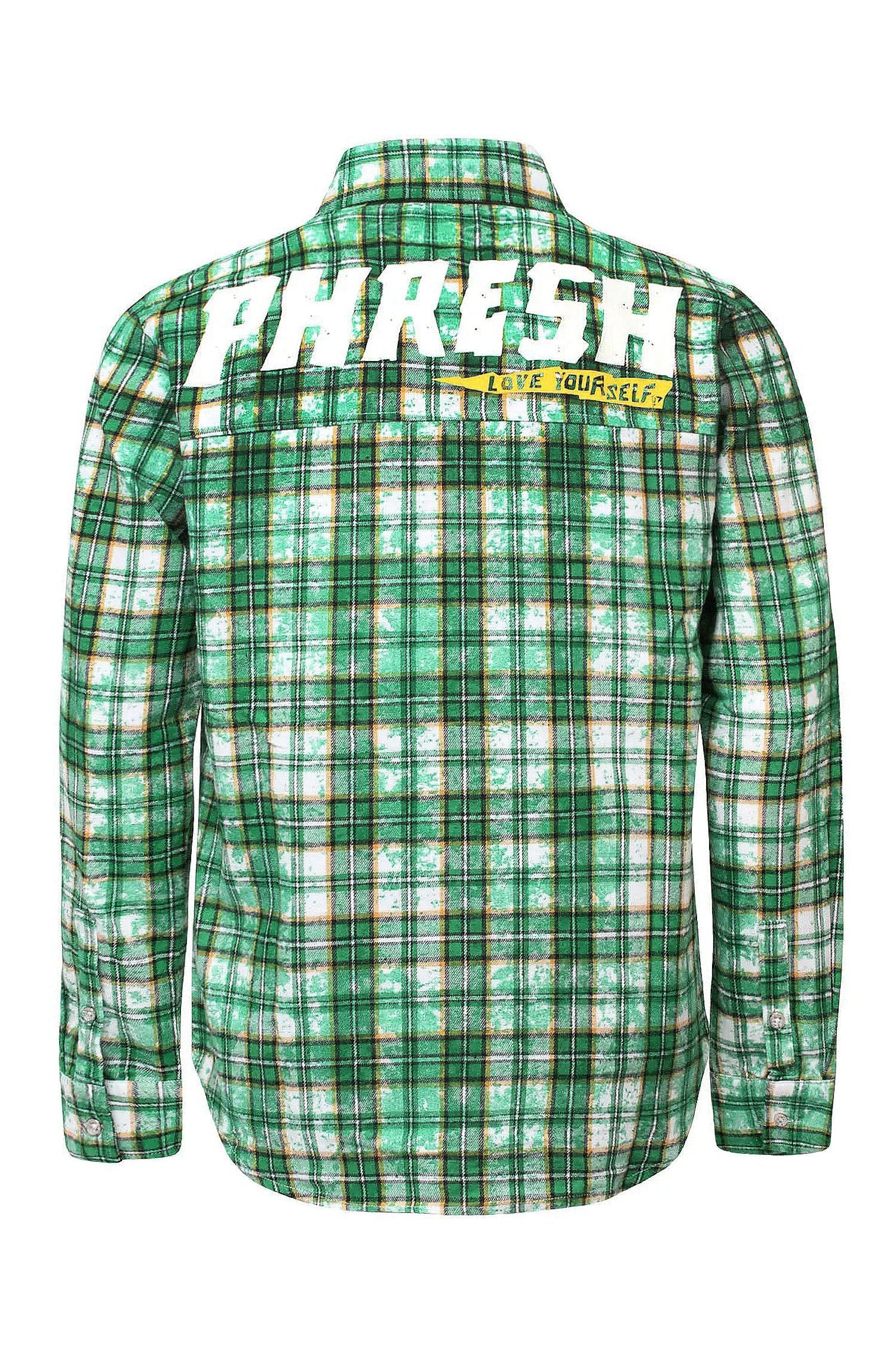 Men's Premium Bleached Multicolor Flannel Shirt