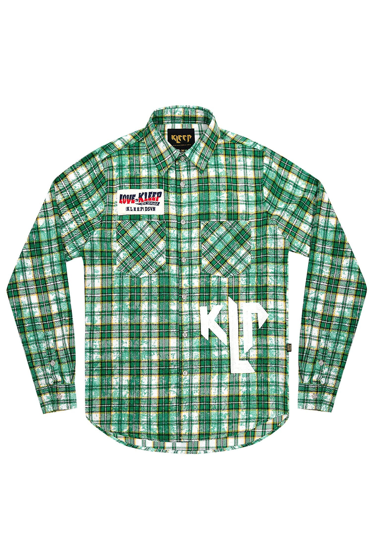 Men's Premium Bleached Multicolor Flannel Shirt