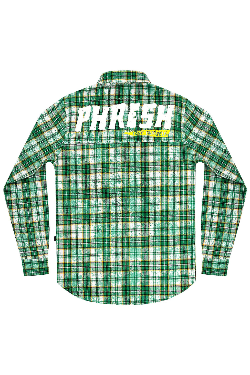 Men's Premium Bleached Multicolor Flannel Shirt