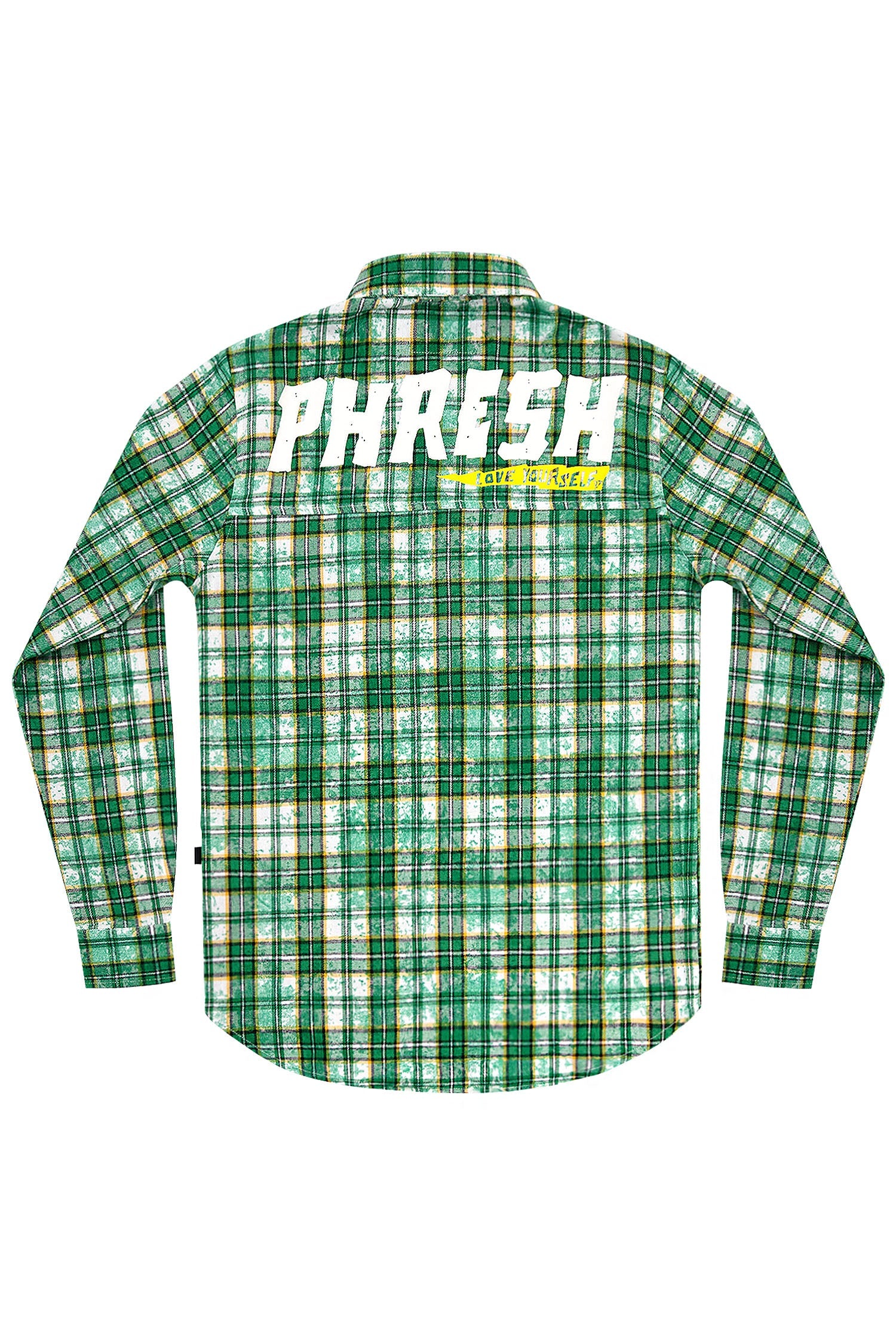 Men's Premium Bleached Multicolor Flannel Shirt