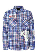 Men's Premium Bleached Multicolor Flannel Shirt