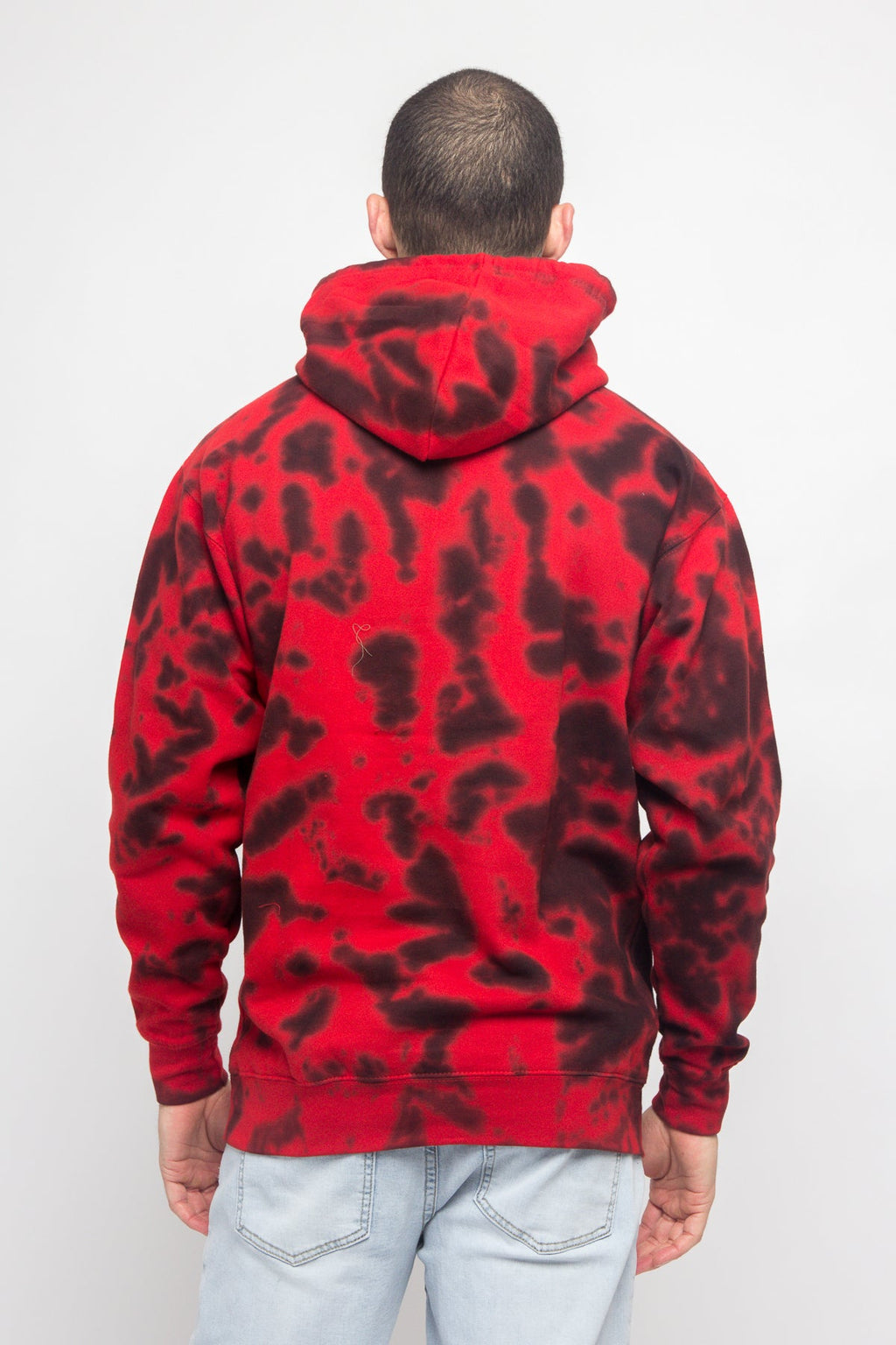 Mineral Wash Tie-Dye Pullover Hoodie