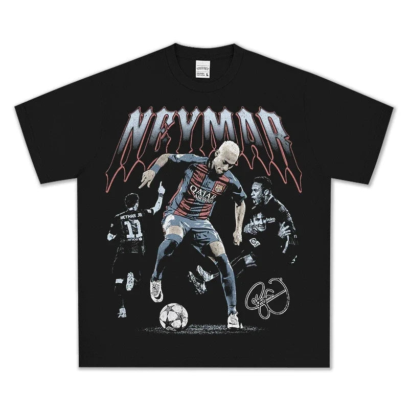 Neymar Jr Vintage Graphic Tee - view 2
