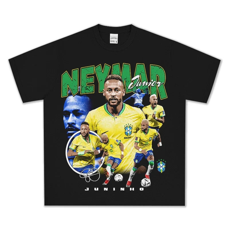 Neymar Jr Vintage Graphic Tee - view 2