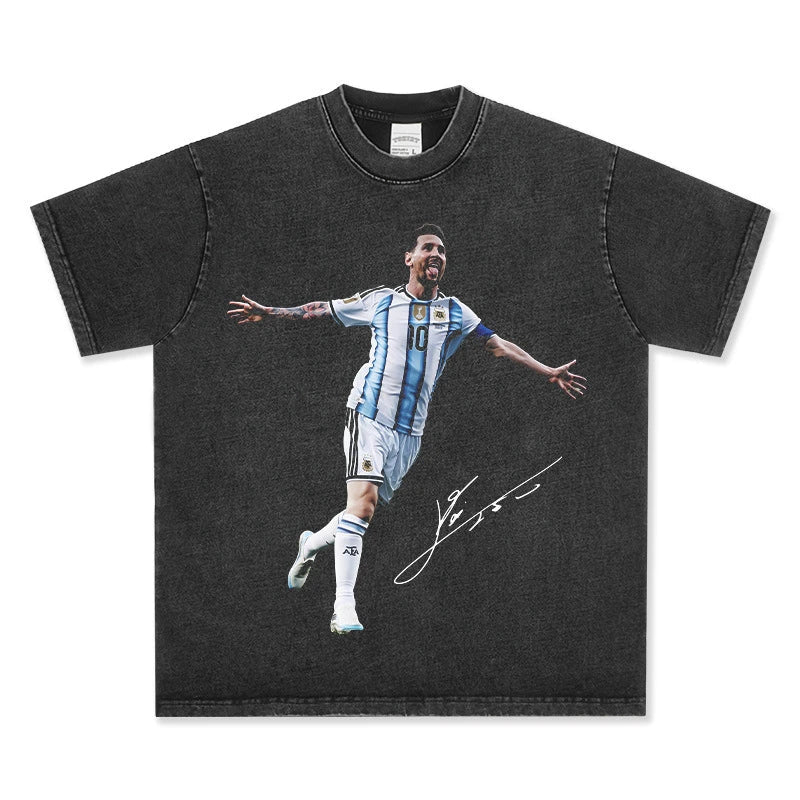 Lionel Messi Vintage Graphic Tee