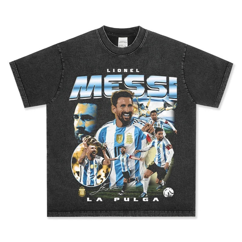 Lionel Messi Vintage Graphic Tee
