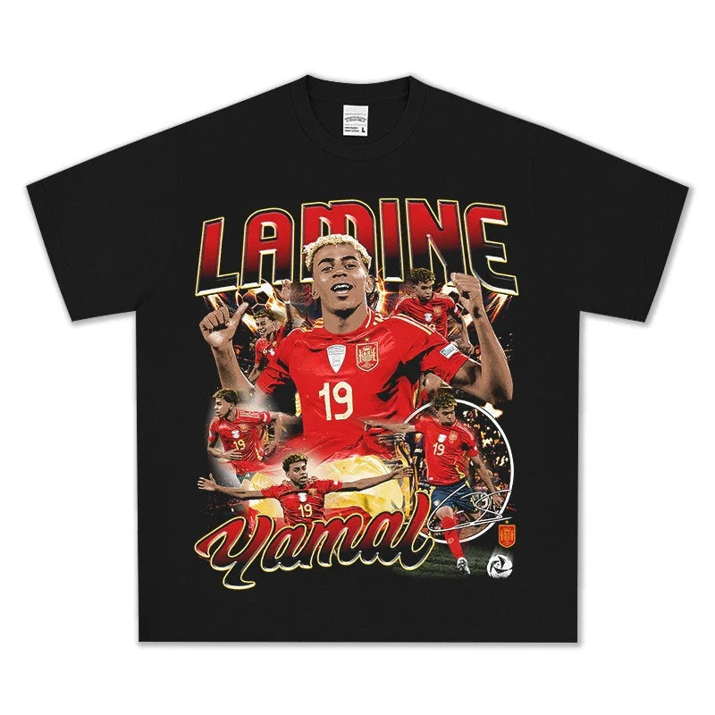 Lamine Yamal World Cup Champion Vintage Graphic Tee - view 2