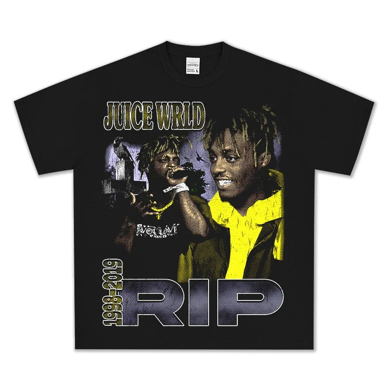 Juice WRLD Commemorative Vintage Graphic Tee - view 2