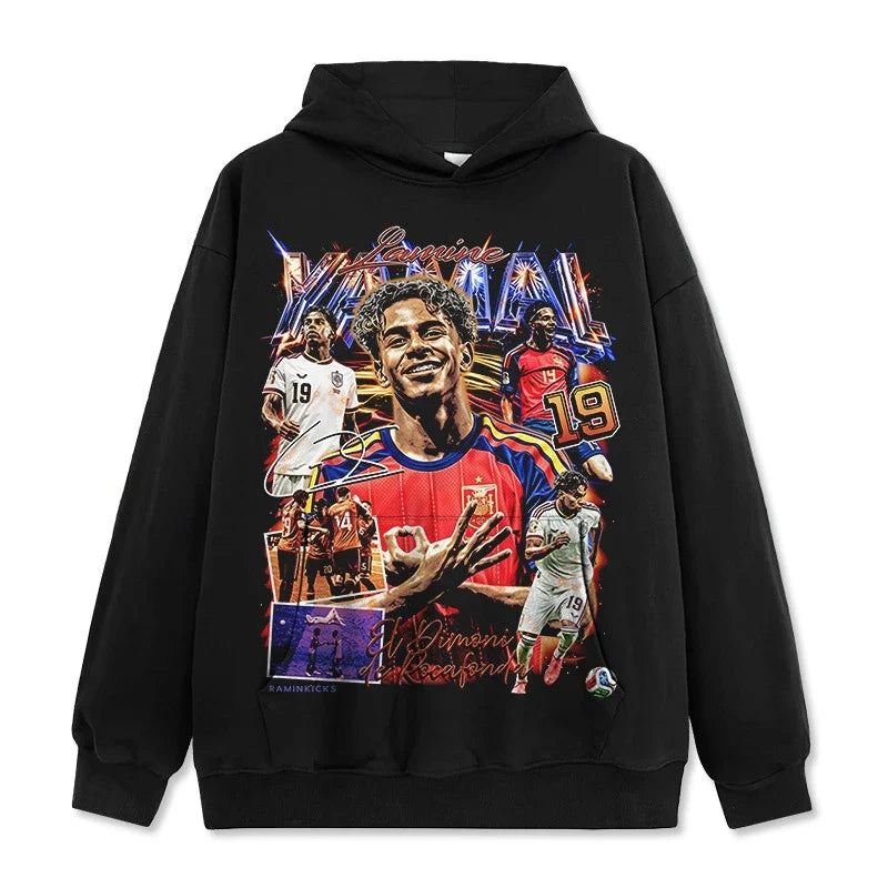 Lamine Yamal World Cup Champion Vintage Graphic Tee & Hoodie - view 6