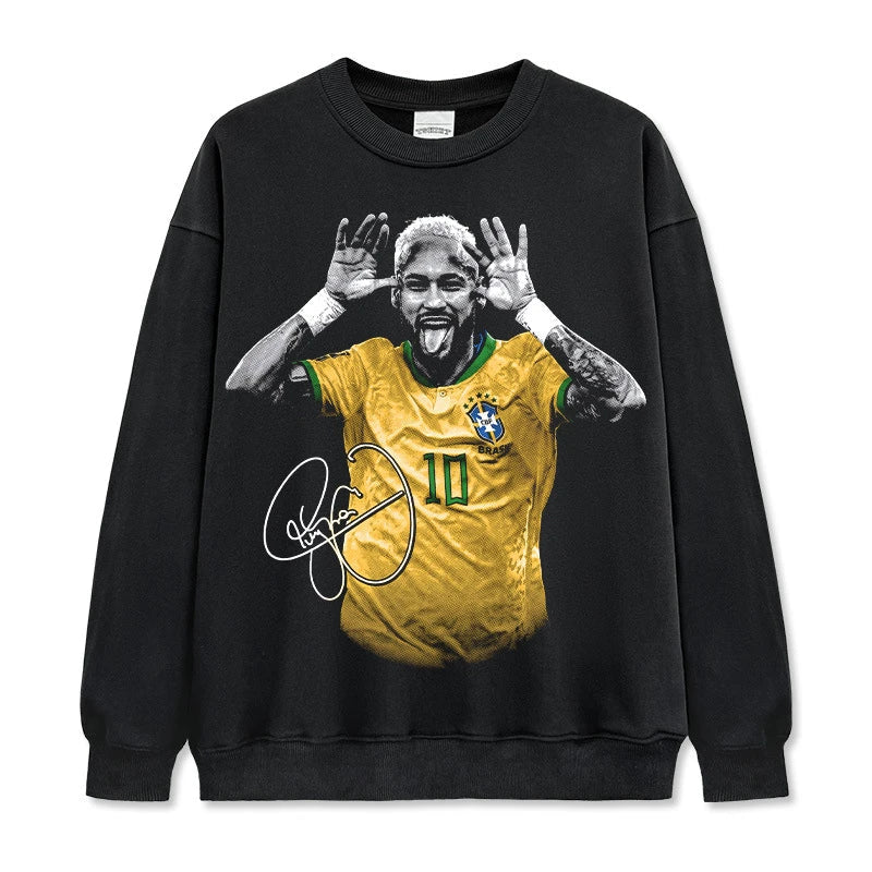 Neymar Jr Vintage Graphic Tee & Hoodie - view 5