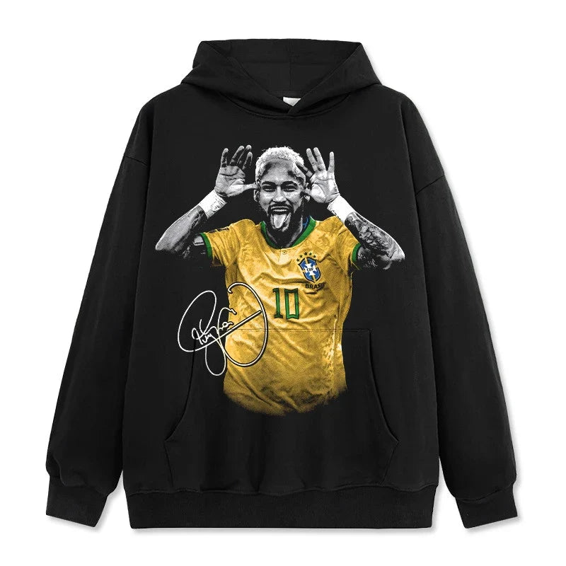 Neymar Jr Vintage Graphic Tee & Hoodie - view 6