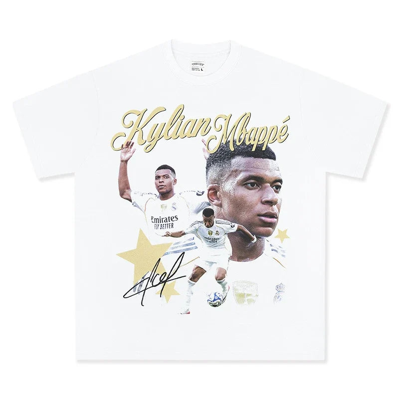 Kylian Mbappe Vintage Graphic Tee