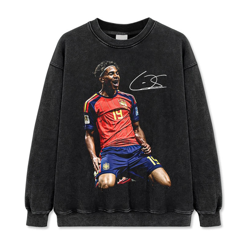 Lamine Yamal Vintage Graphic Tee & Hoodie - view 3