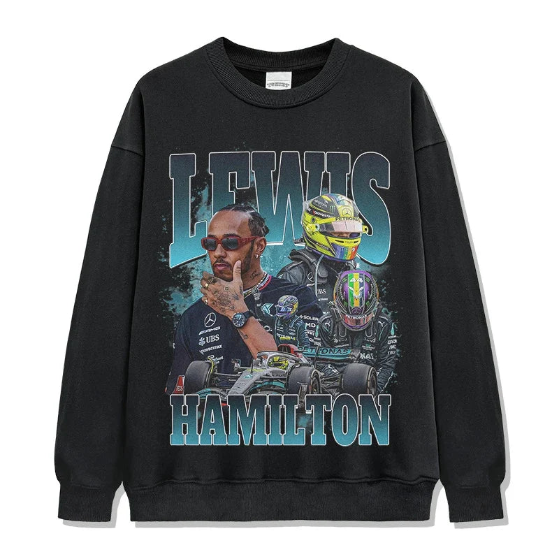 Lewis Hamilton Vintage Graphic Tee & Hoodie - view 4