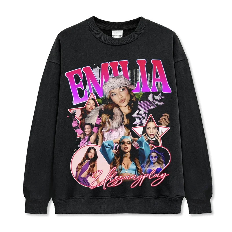 Emilia Vintage Graphic Tee & Hoodie - view 2