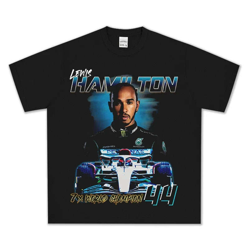 Lewis Hamilton Vintage Graphic Tee & Hoodie - view 3