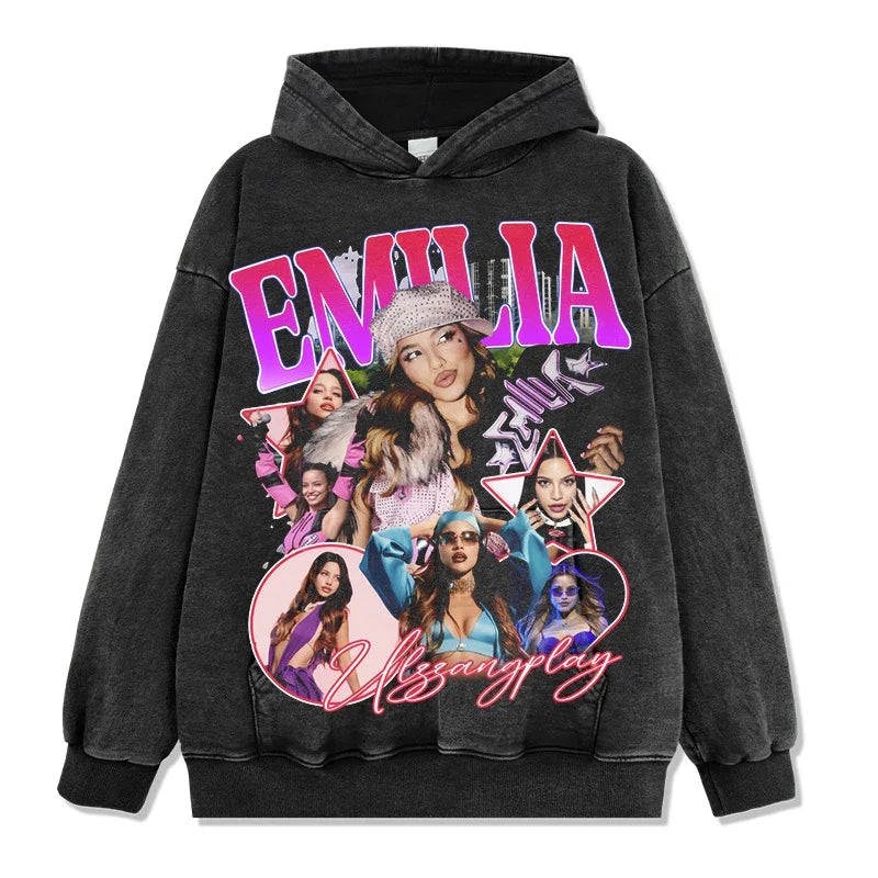Emilia Vintage Graphic Tee & Hoodie - view 5