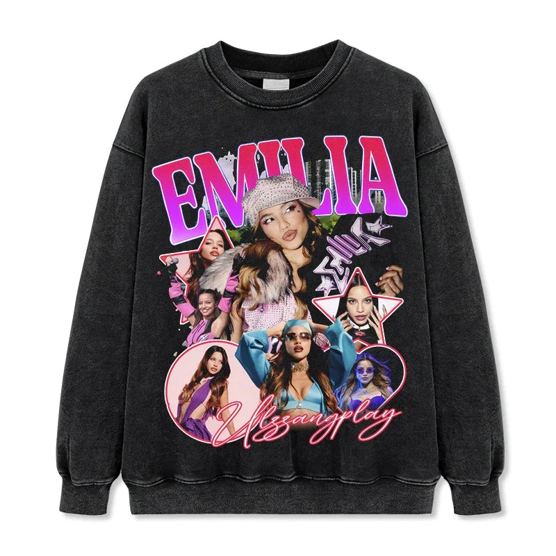Emilia Vintage Graphic Tee & Hoodie - view 4