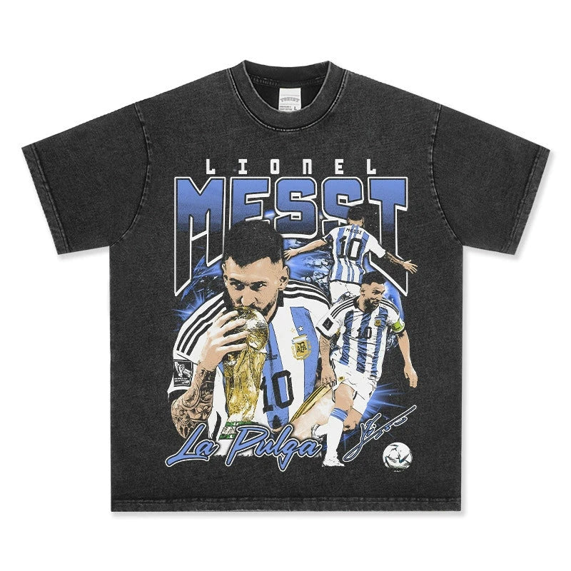 Lionel Messi Vintage Graphic Tee