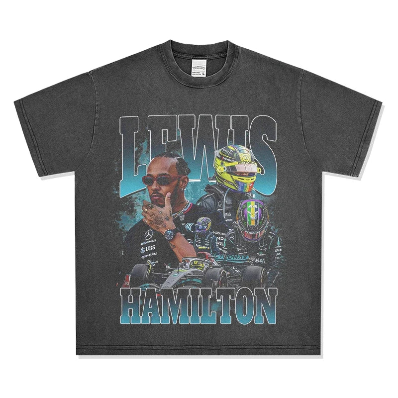 Lewis Hamilton Vintage Graphic Tee & Hoodie