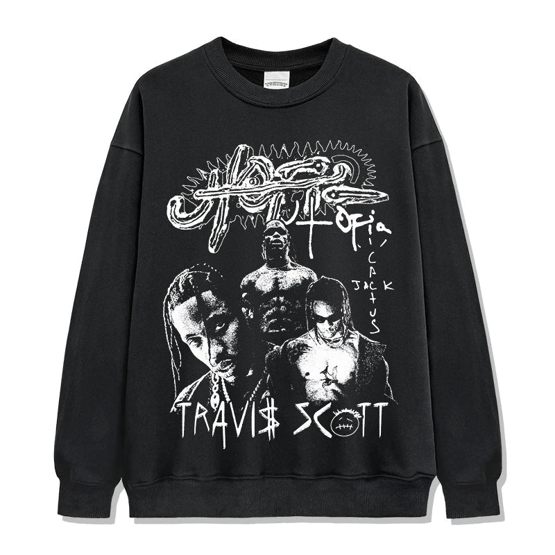 Travis Scott Vintage Graphic Tee & Hoodie - view 4
