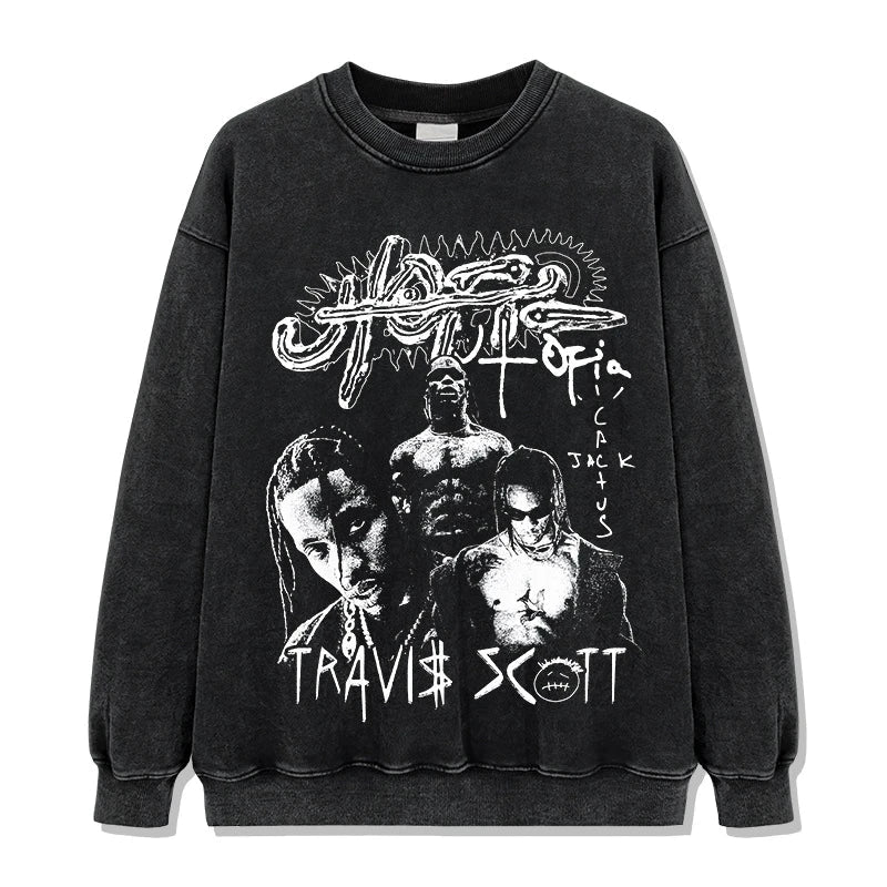 Travis Scott Vintage Graphic Tee & Hoodie - view 2