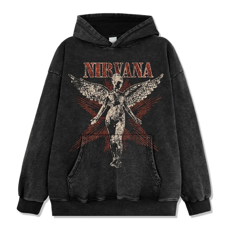 Nirvana Vintage Graphic Tee & Hoodie
