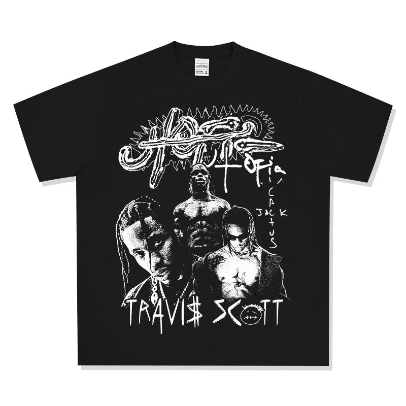 Travis Scott Vintage Graphic Tee & Hoodie - view 3