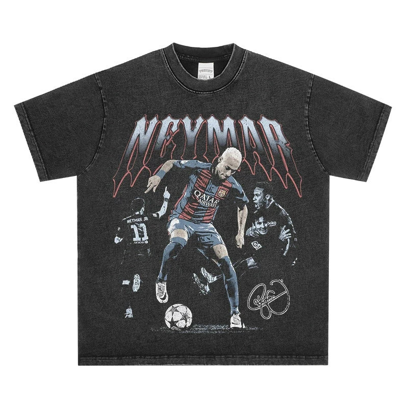 Neymar Jr Vintage Graphic Tee