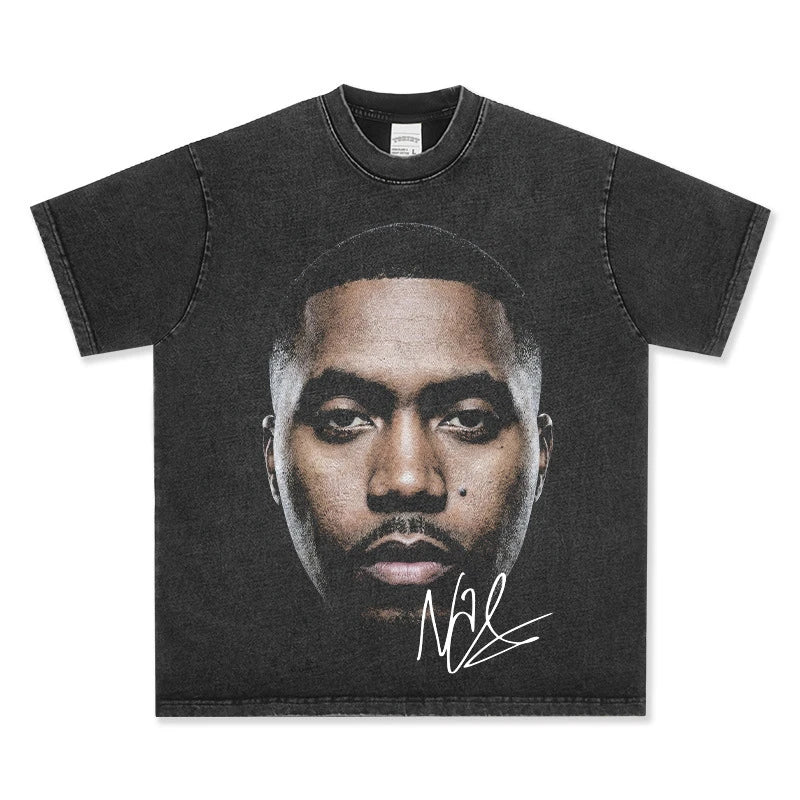 Nas Vintage Graphic Tee & Hoodie