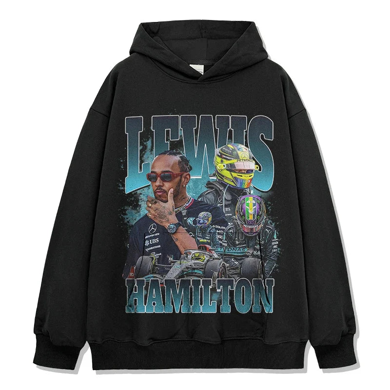 Lewis Hamilton Vintage Graphic Tee & Hoodie - view 6