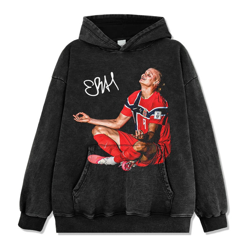 Erling Haaland Vintage Graphic Tee & Hoodie