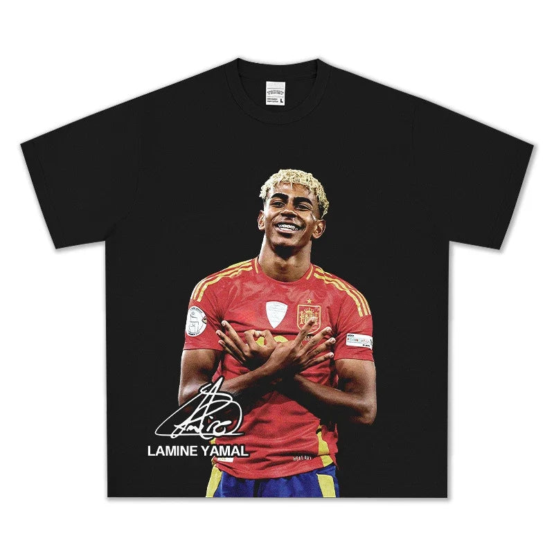 Lamine Yamal Vintage Graphic Tee - view 2