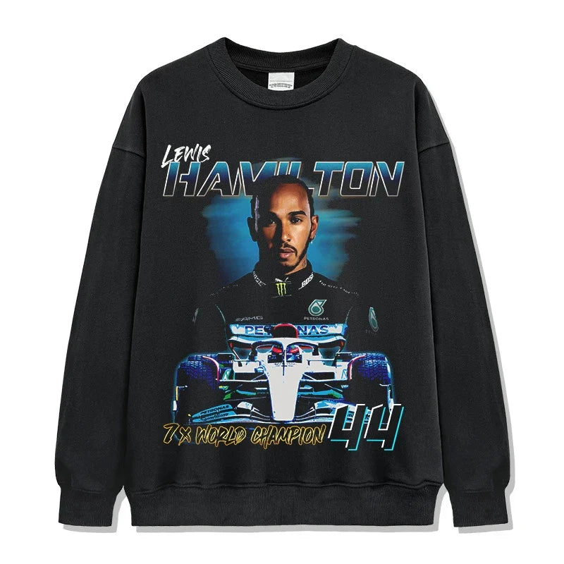 Lewis Hamilton Vintage Graphic Tee & Hoodie - view 4