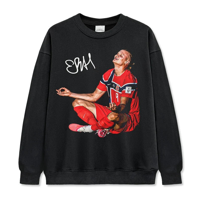 Erling Haaland Vintage Graphic Tee & Hoodie - view 5