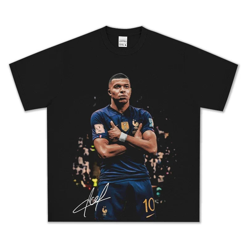 Kylian Mbappe Vintage Graphic Tee - view 2