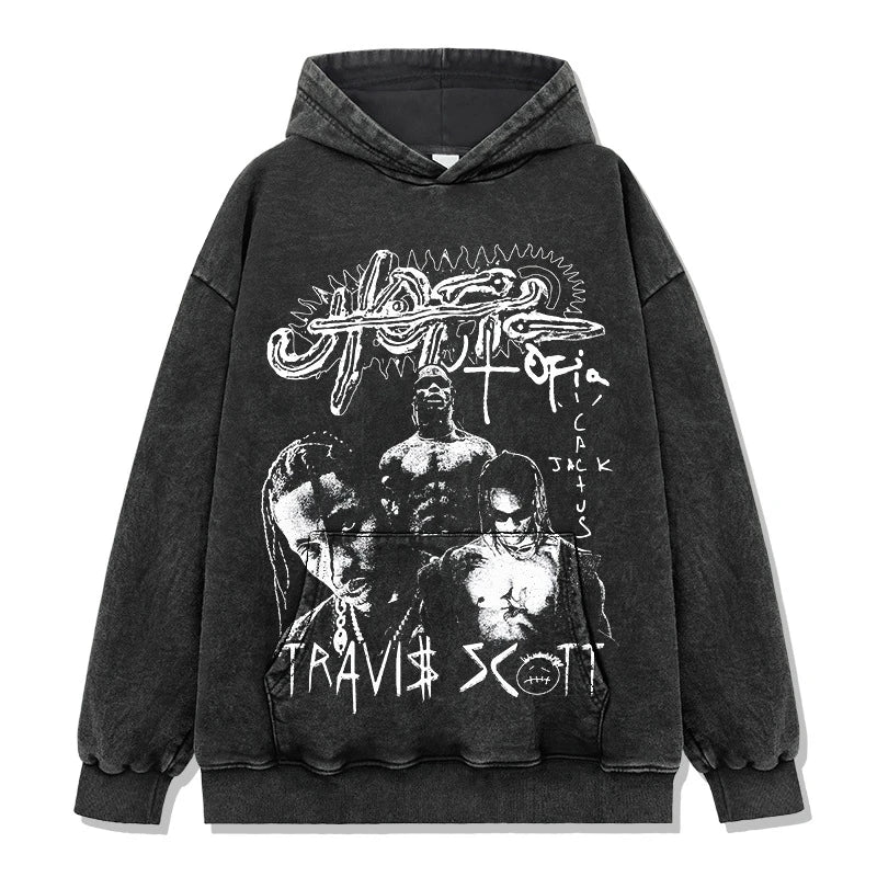 Travis Scott Vintage Graphic Tee & Hoodie - view 5