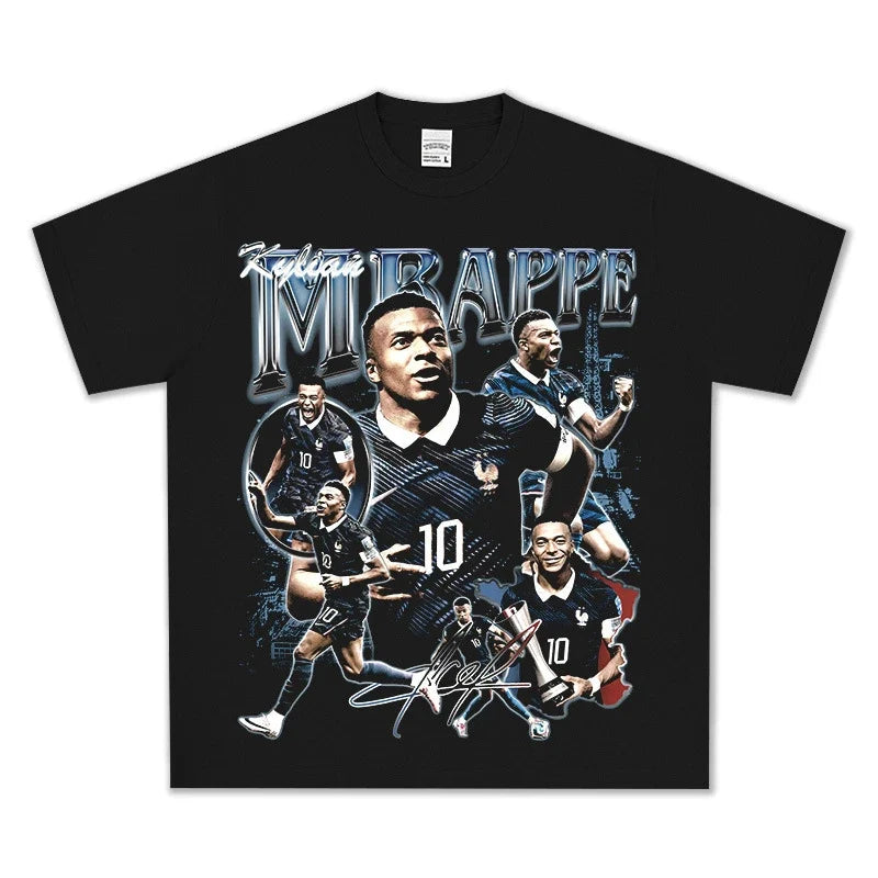 Kylian Mbappe Vintage Graphic Tee - view 2