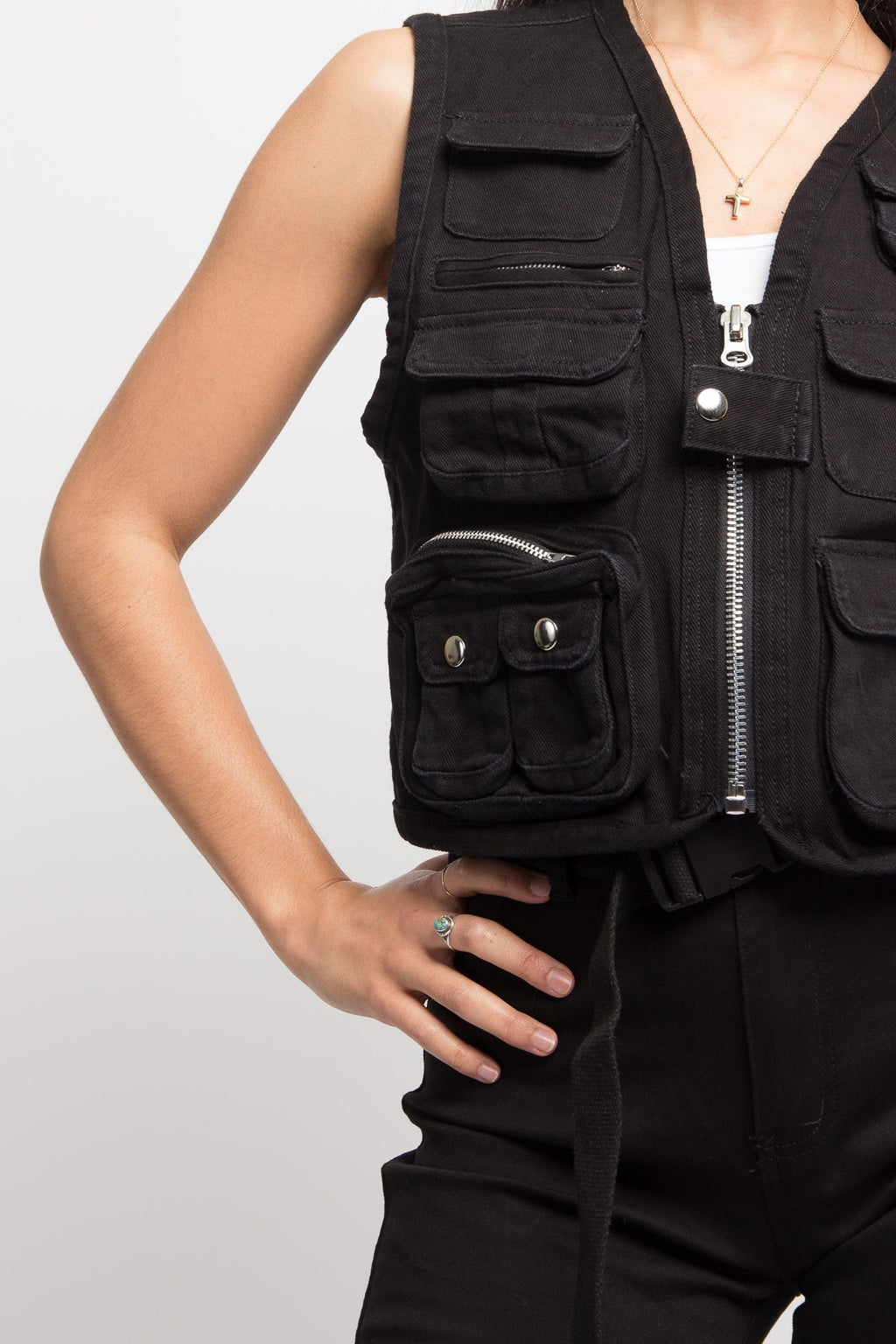 Utility Zipper Pocket Vest