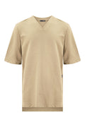 Essential Oversized Plain V-Neck T-Shirt