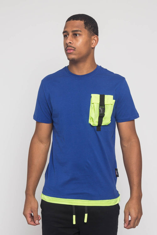 3D Buckled Pocket T-Shirt