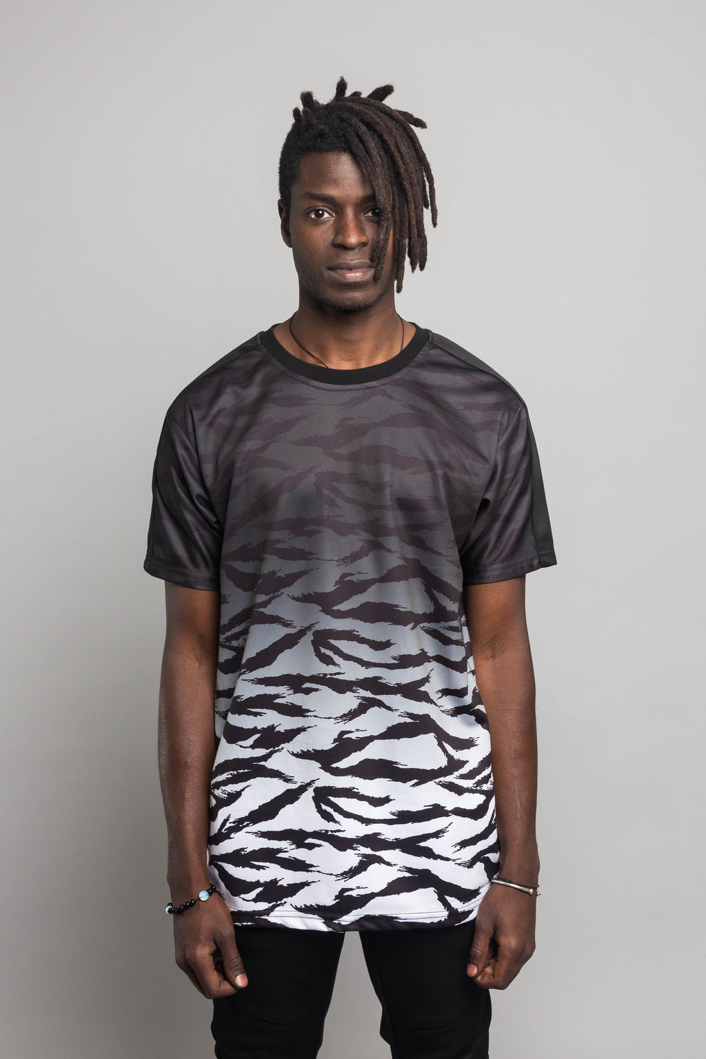 Dip Dye Gradient Tiger T-Shirt