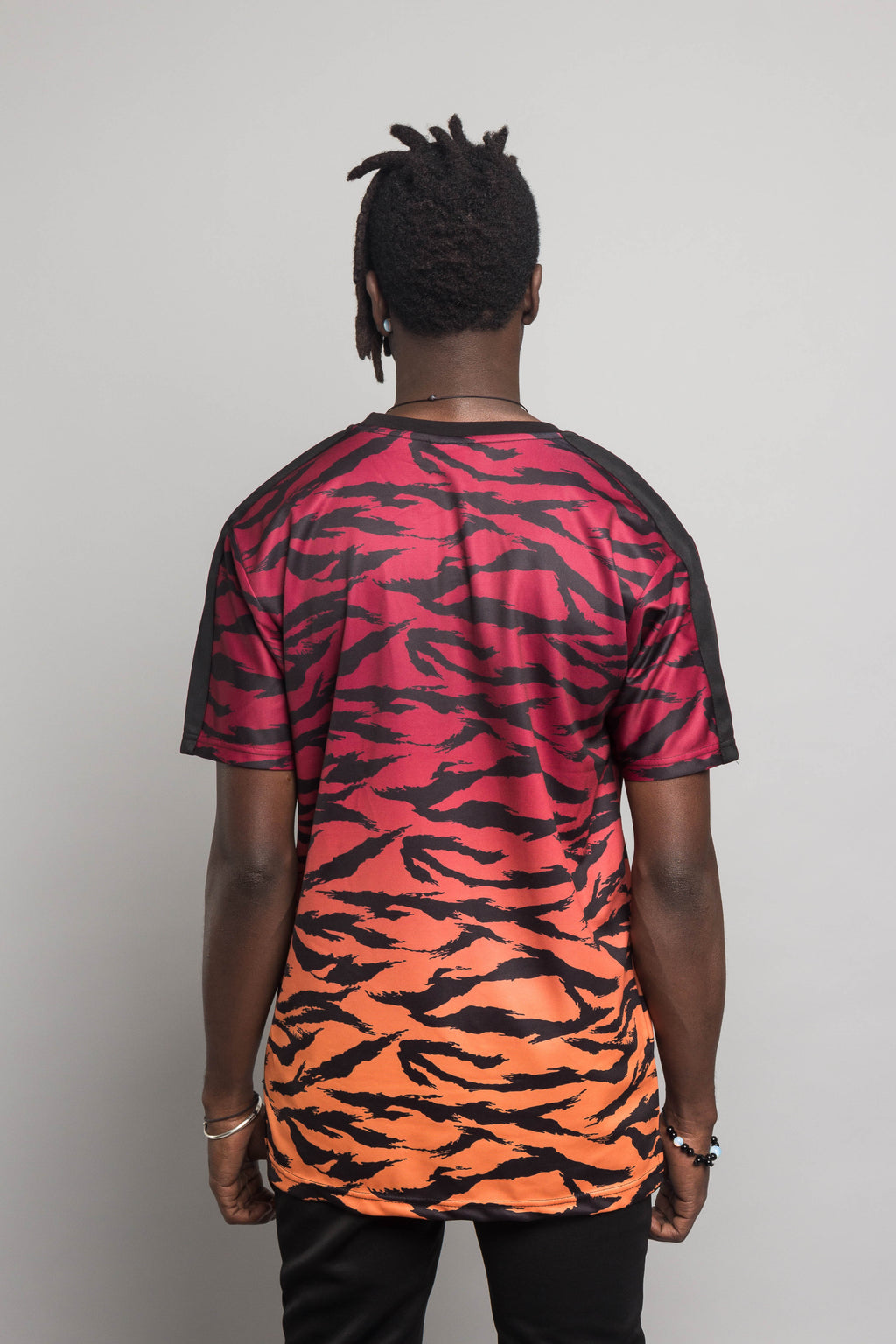 Dip Dye Gradient Tiger T-Shirt