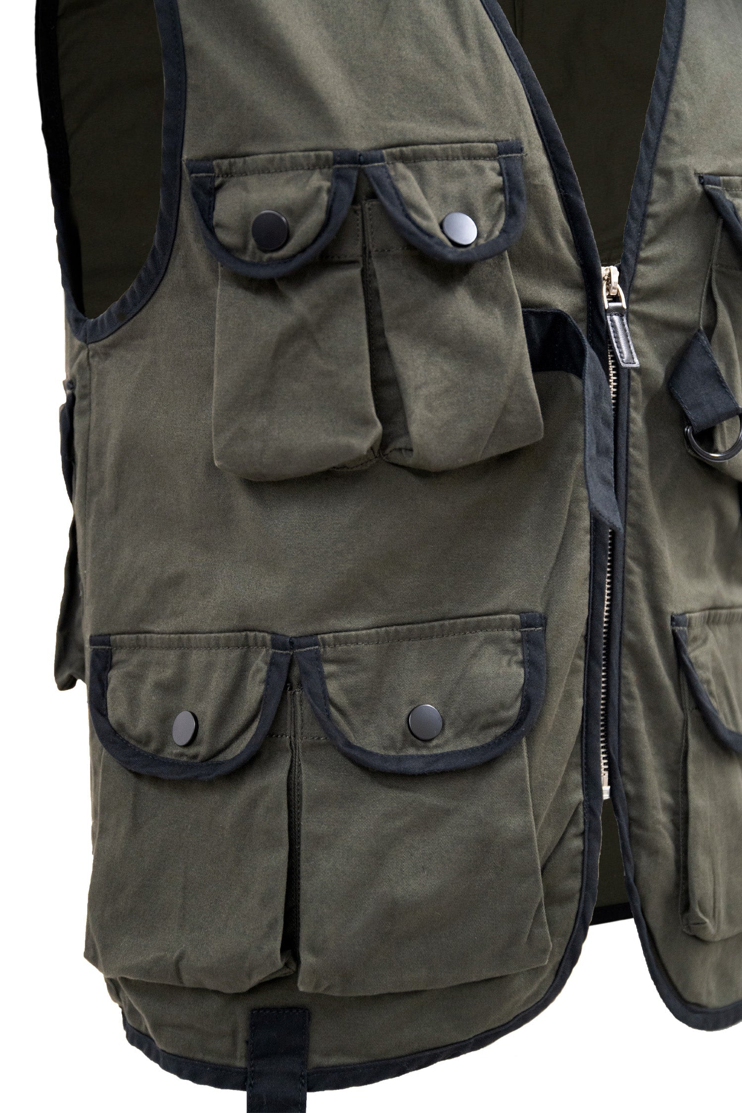 Men's Woven Multi Cargo Pocket Utility Vest