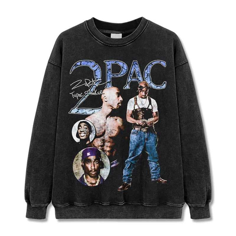 2Pac Vintage Graphic Tee & Hoodie - view 2