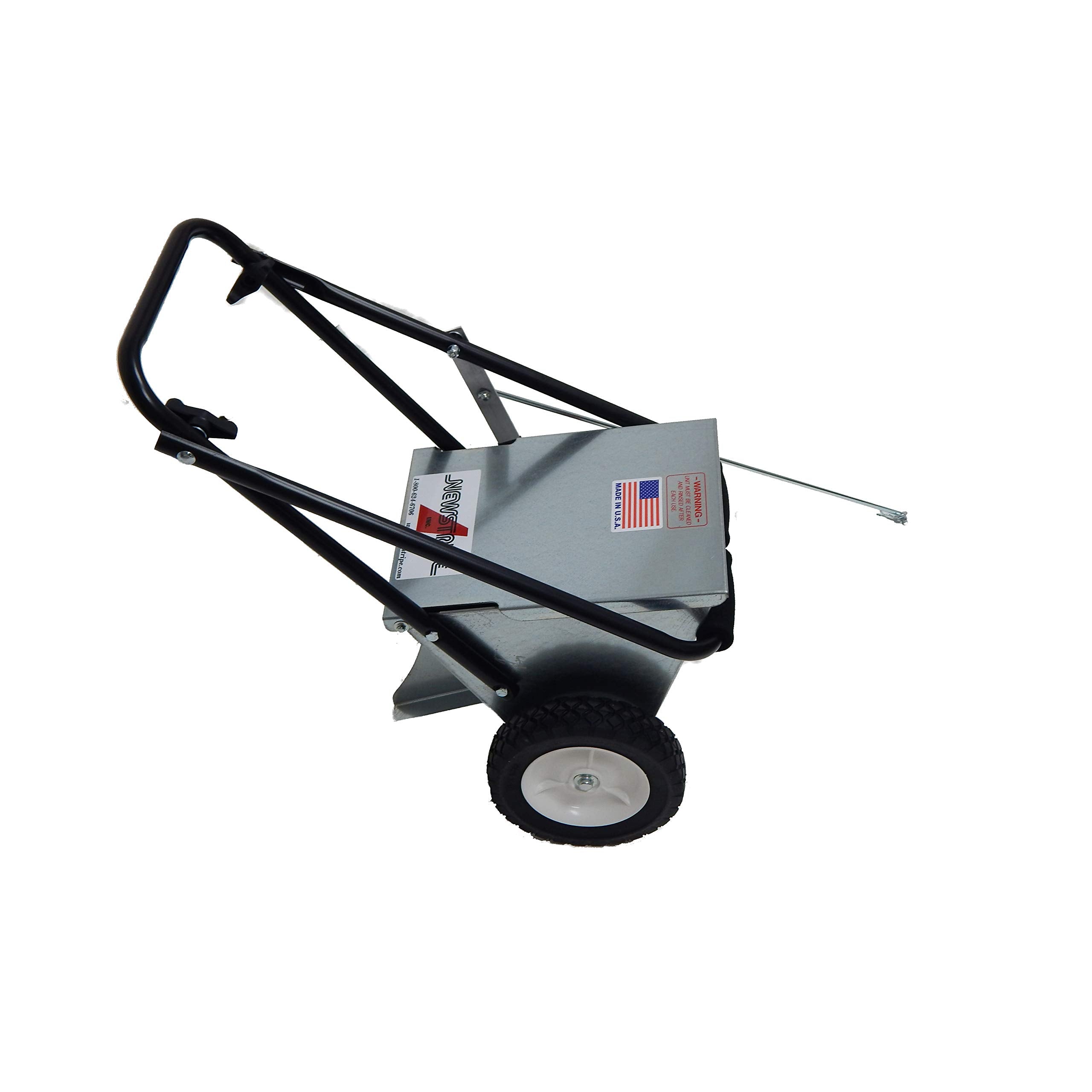 Newstripe NewLiner HD 50 lb Heavy Duty Dry Line Marker (Part #10001744) | Precision 2" or 4" Lines | Galvanized Steel | 10" Pneumatic Tires | For Baseball, Tracks & Events | Made in USA