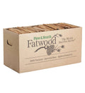 Plow & Hearth Fatwood Fire Starter, Blacks & Grays - 35 lb box