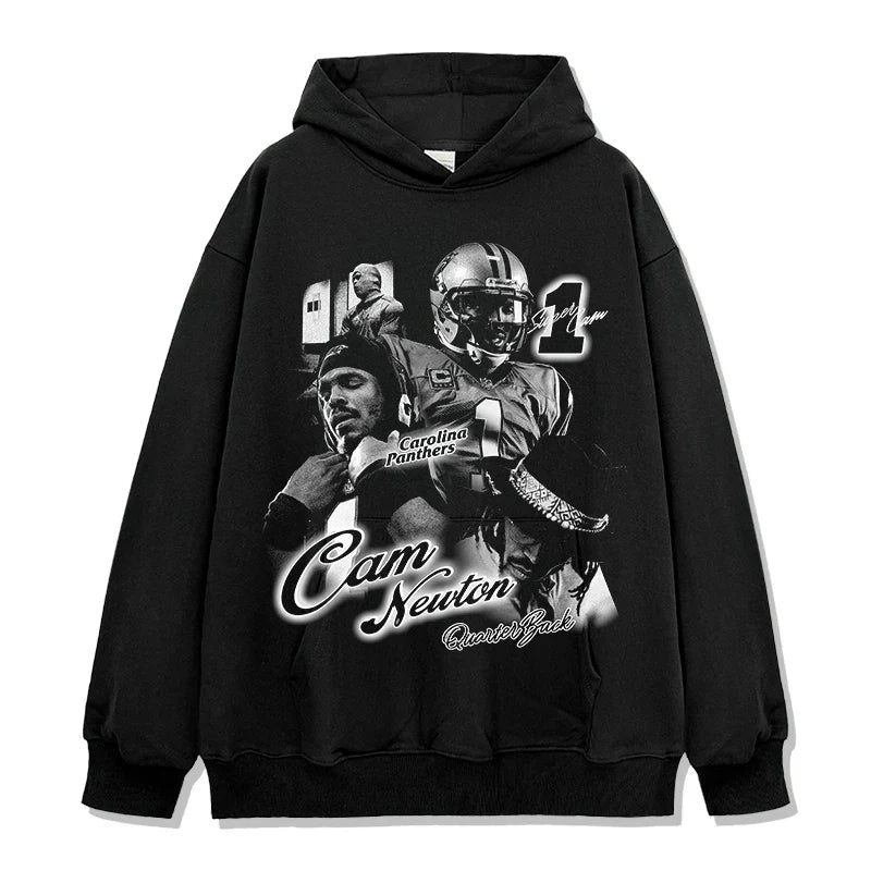 Cam Newton Vintage Graphic Tee & Hoodie - view 6